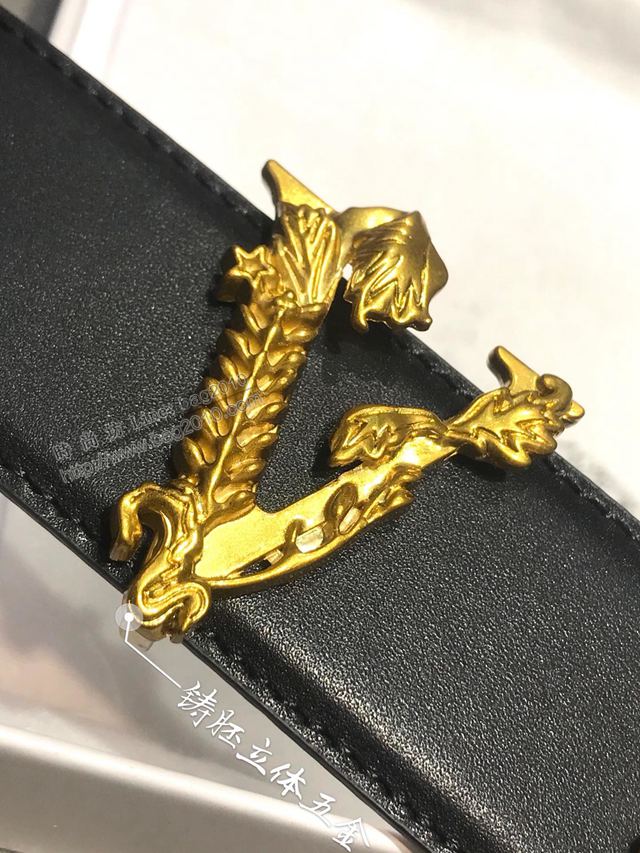 LOEWE皮帶 2019專櫃同款 進口原版牛皮 羅意威男士皮帶  xfp2160